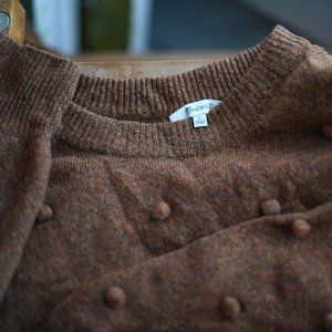 Madewell Brockton sweater Heather Cider brown